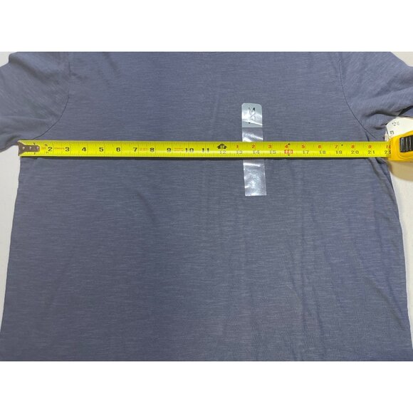 Mutual Weave Mens Ombre Blue T-Shirt LT 100% Cotton - Picture 5 of 9